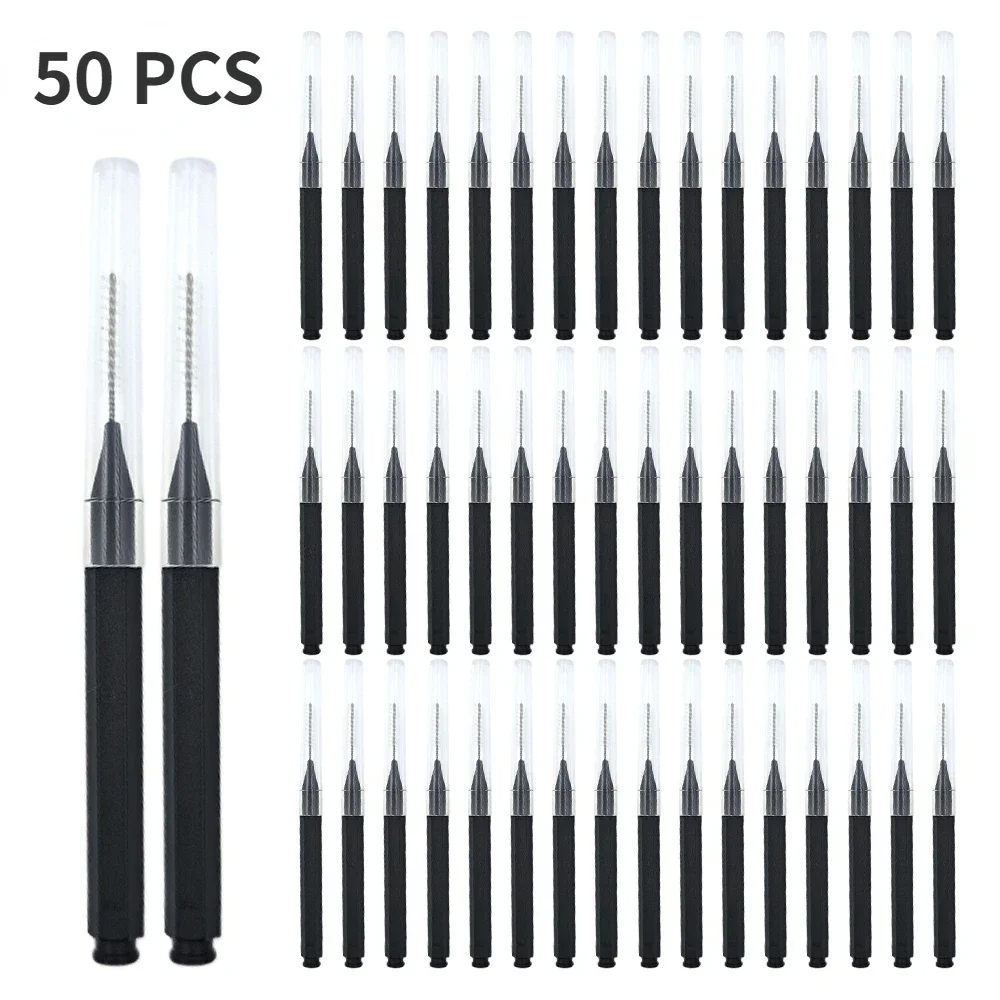 10/50PS Draagbare Mini Wenkbrauw Borstels Wegwerp Wimper Brow Lifting Brush Applicators Lash Extension Kam Beauty Makeup Tools