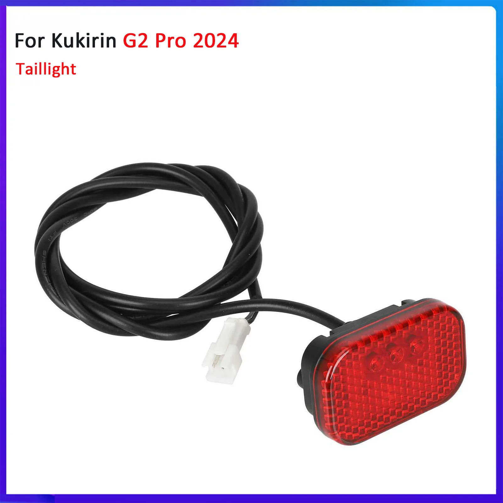 

Rear Tail Light Brake TailLight for Kukirin G2 Pro 2024 Electric Scooter Safety Warning Rear Mudguard Fender Lamp Accessories