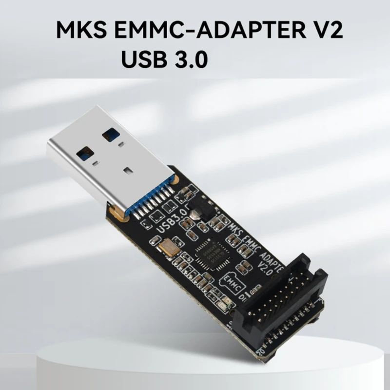 3D Printer Accessory EMMC-ADAPTER V2 Upgraded USB3.0 Card Reader Programmer for DIY Main Control Board