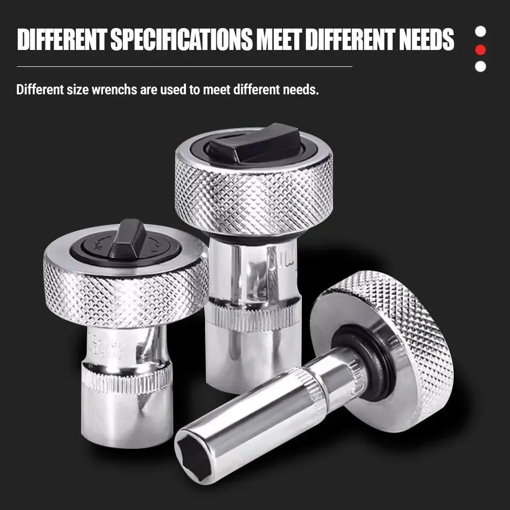 

3pcs Mini Ratchet Wrench | Reversible Handle | All‑Steel Palm Socket | 1/4", 3/8", 1/2" Drive