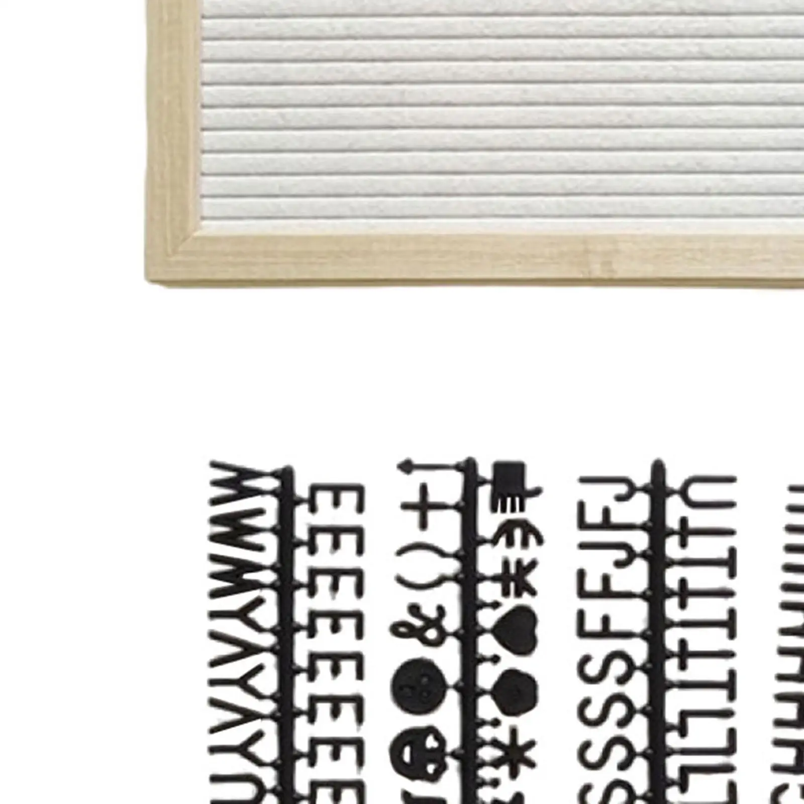 Rustic Wood Frame Message Board with Stand for Various Occasions