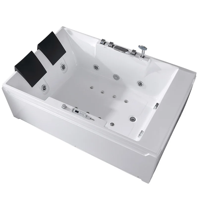

1.7 meters 1.85 meters double bathtub massage surfing freestanding acrylic couple constant temperature heating luxury bathtub