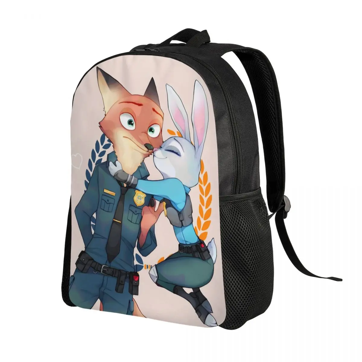 Custom Zootopia Classical Anime Travel Backpack Women Men School Computer Bookbag Cute Cartoon College Student Daypack Bags
