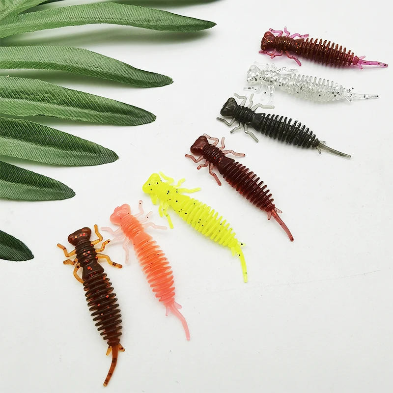 6 Stück Angelköder, weich, 5,5 cm/7,5 cm/10 cm, künstlicher Köder, Angelgerät – Detail 4