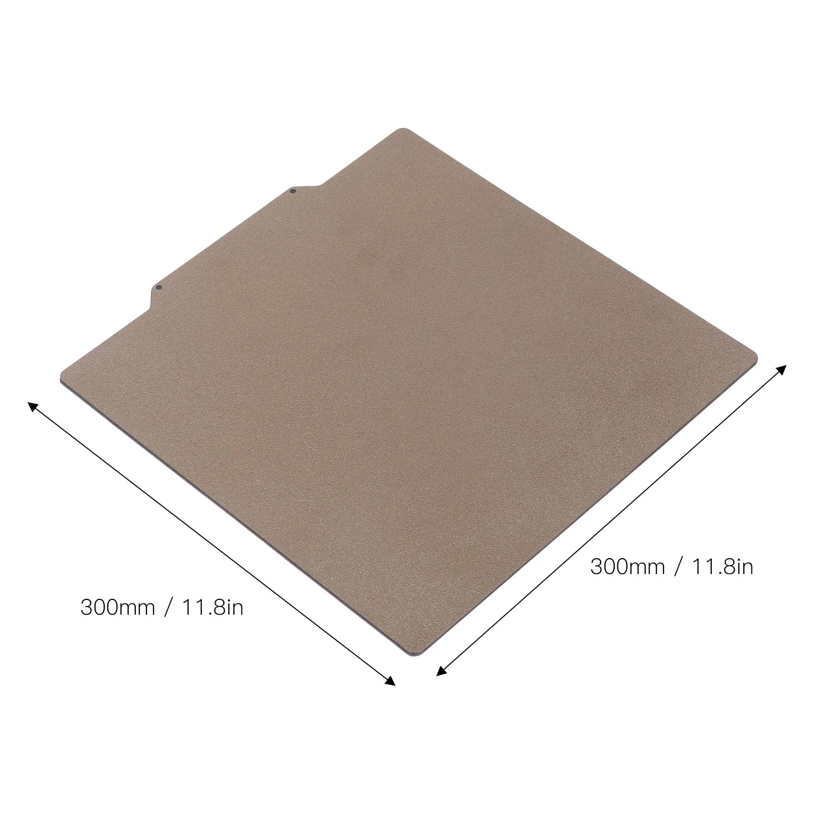 3D Printer Build Plate Smooth Carbon Fiber PET Textured PEI Spring Steel Sheet with Magnetic Base for CR10 300x300MM