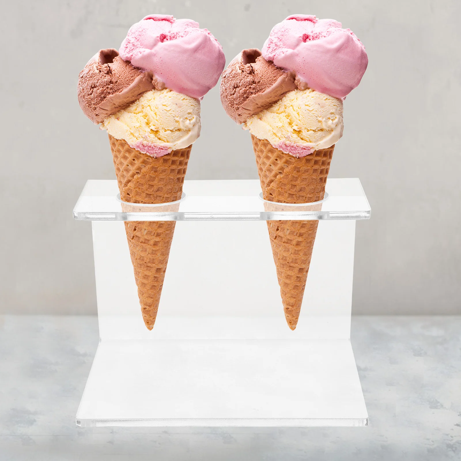 

Cone Holder Dessert Holders for Display Stand Ice Cream Support Stands Table Acrylic Egg