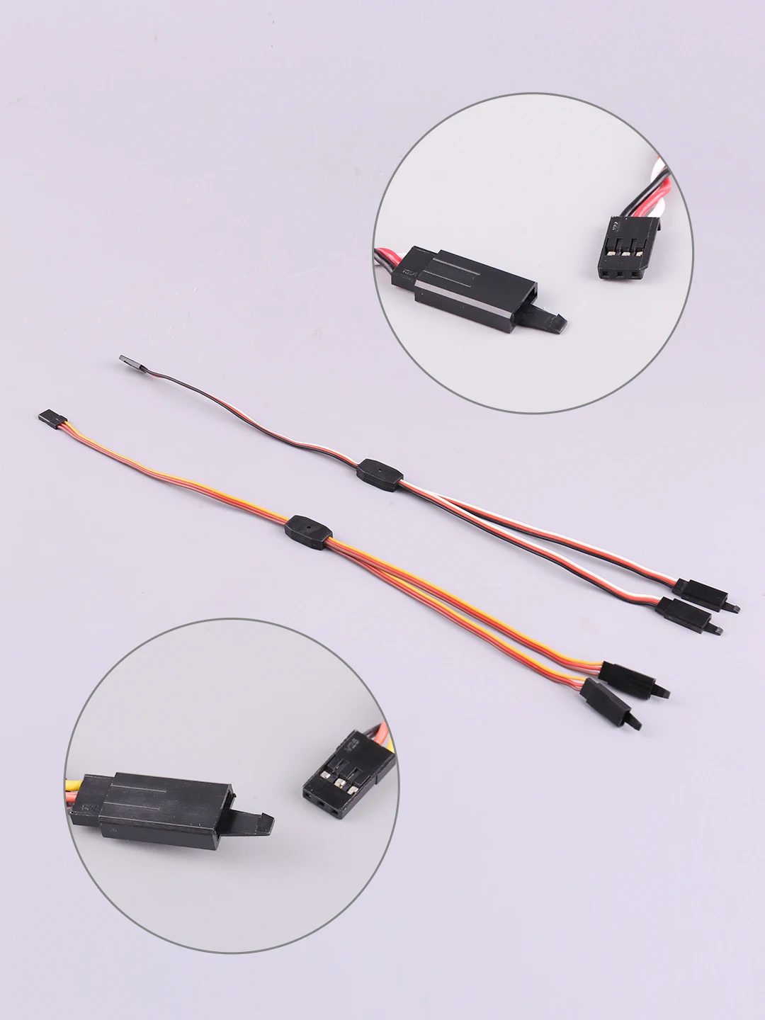 10PCS/lot Y-wire Anti-loosening buckle Aileron 30 60 Core Copper Tin Plating Wire High current Y Extension Cord Wire Lead