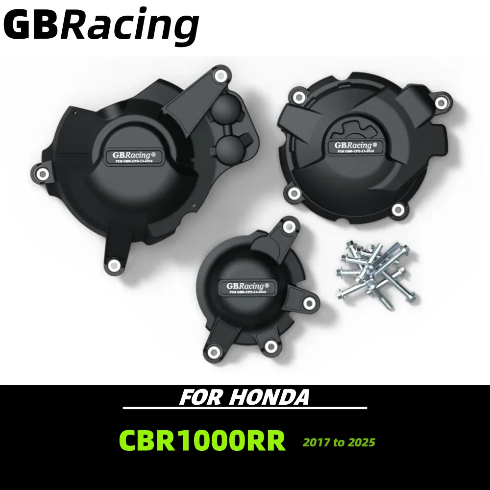 

GB Racing Engine Cover CBR1000RR 2017-2025 HONDA Motorcycle Parts Clutch Pulse Protection Cover AC Generator Protection Cover