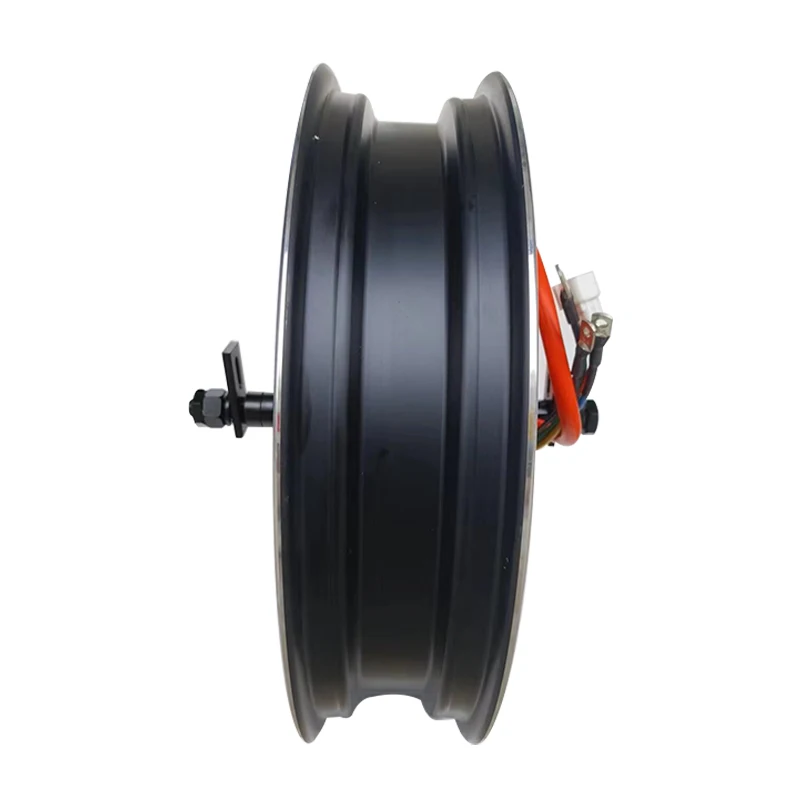 17 Inch Electric Motorcycle Motor 3000W Disc Brake Brushless Toothless 100KM/H Speed Waterproof Hub Motor