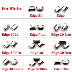 10pcs New USB Charging Board Port Dock Flex Cable Connector For Moto Edge 20 Lite S Pro 30 Neo Fusion Ultra Plus 2021