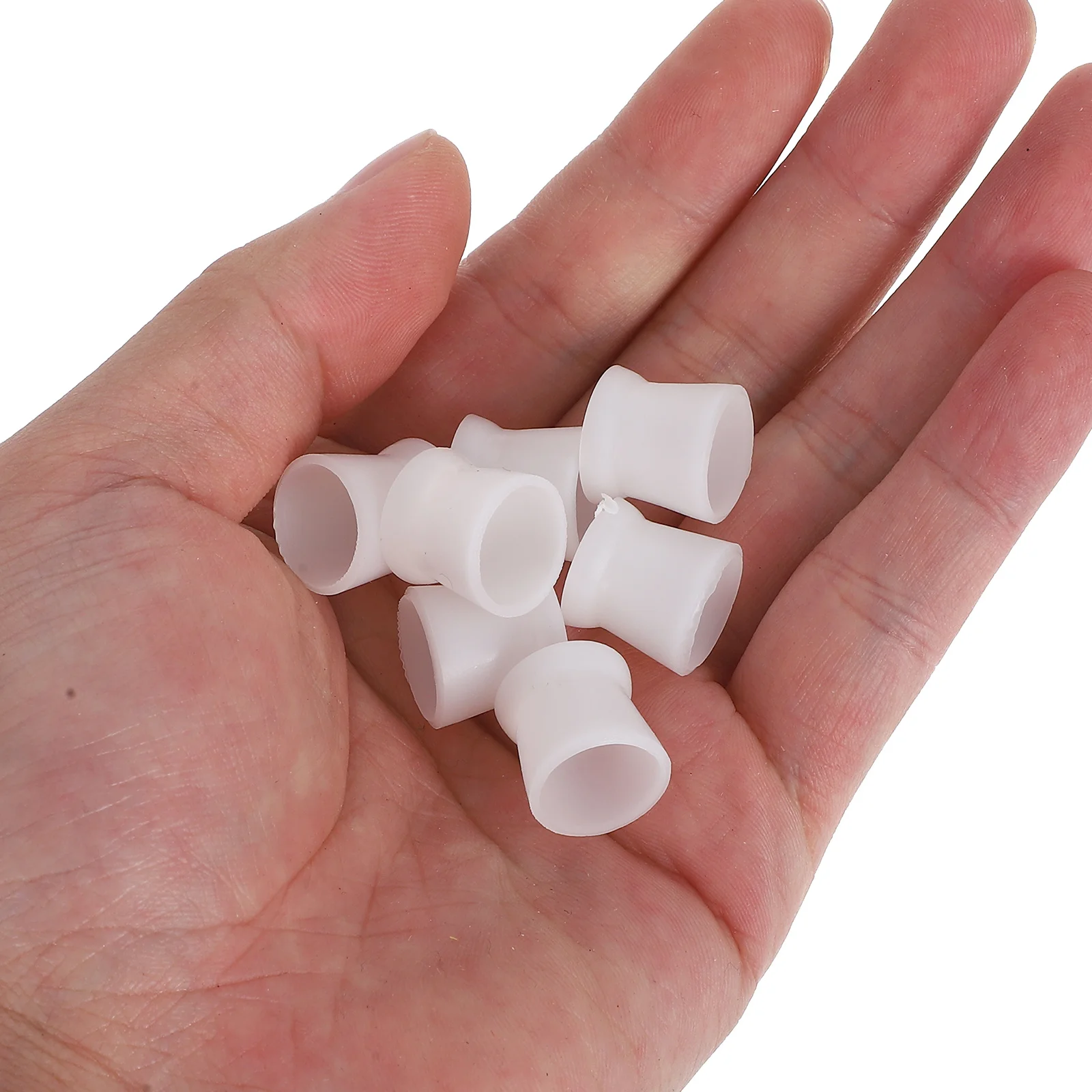 

300Pcs Tattoo Ink Caps Silicone Durable Makeup Pigment Cups Disposable for Tattooing Microblading Ink Cup for Tattooing