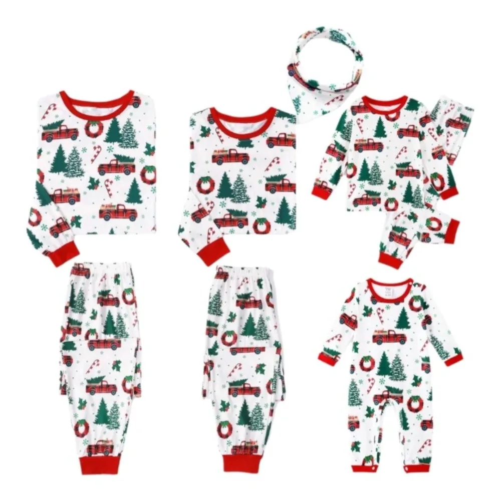 

Рождественские одинаковые комплекты для всей семьи, хлопковая одежда с мультяшным принтом для взрослых и детей, домашняя одежда, гирлянда, рождественский пижамный комплект для родителей и детей, комплект для папы и мамы