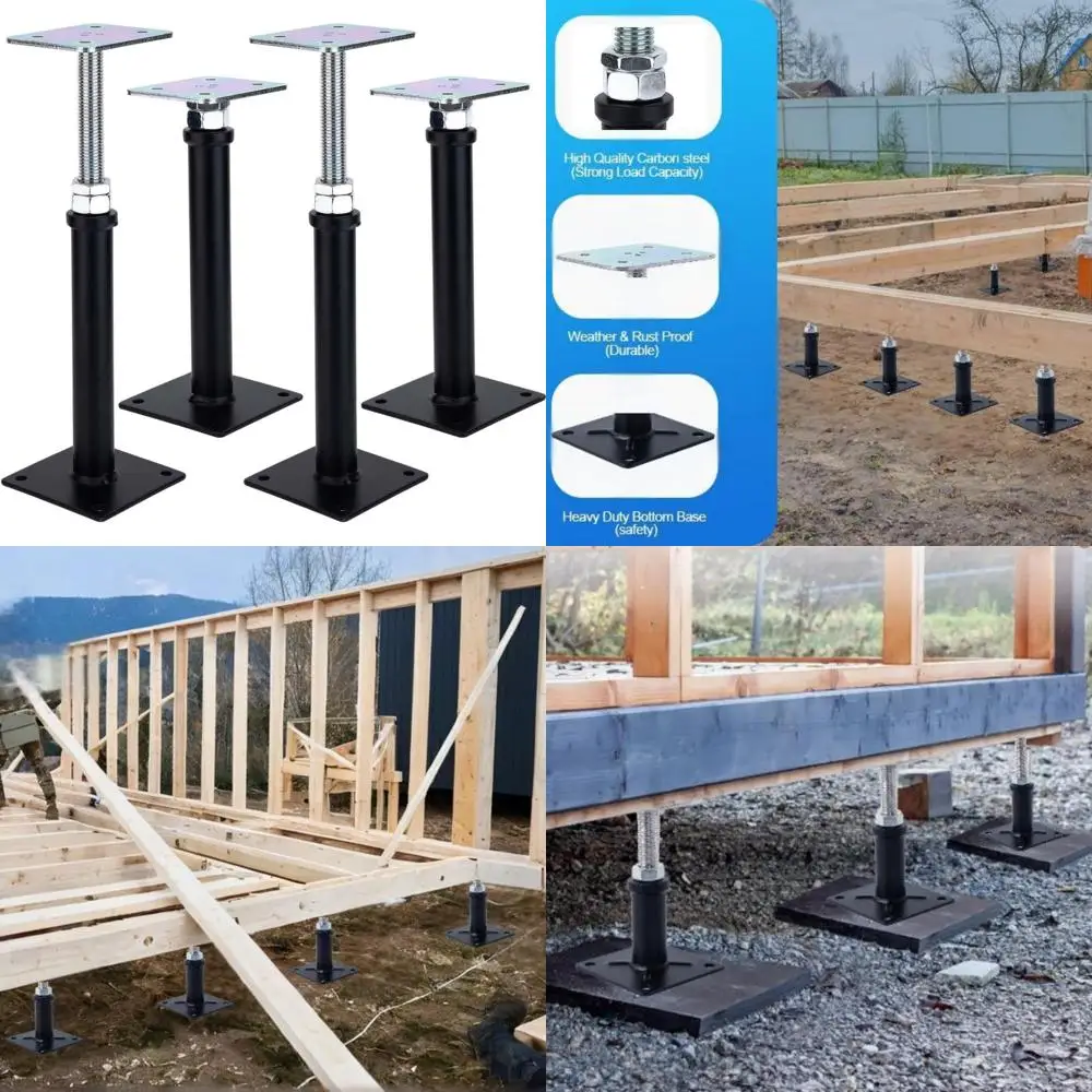 Gato de piso ajustable con soportes de elevación de 4 postes, rango de 9,5-13,5 para uso en garaje doméstico