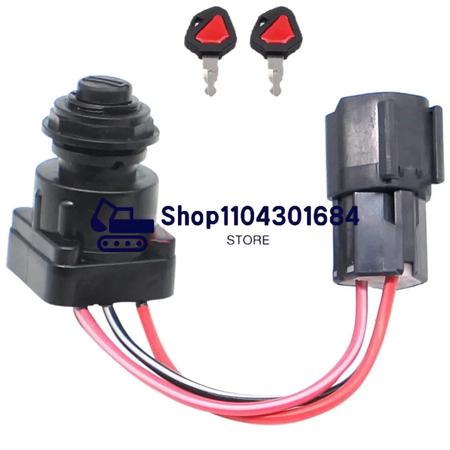 RC411-53964,HRC40-53960,Ignition Switch STARTER Kubota KX080, KX121, KX161, KX41, KX71, KX91, U15, U25, U35, U45