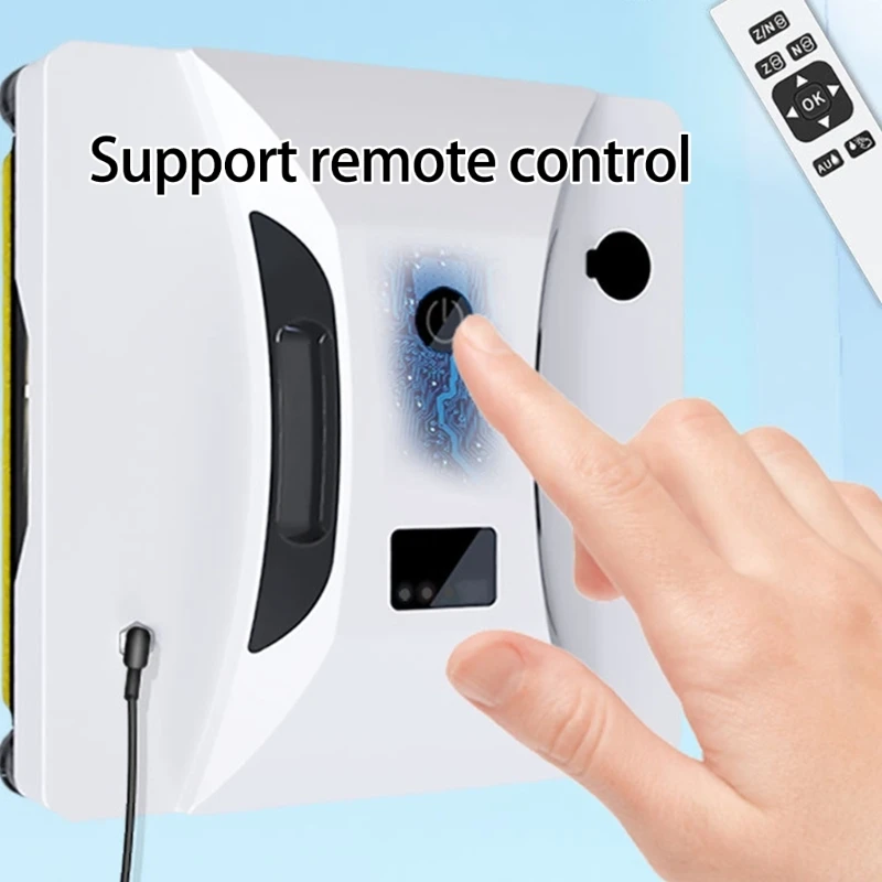 CPDD Window Cleaner Robot Automatic Cleaning Window Vacuum Cleaner Washer With Remote Control Water for Window