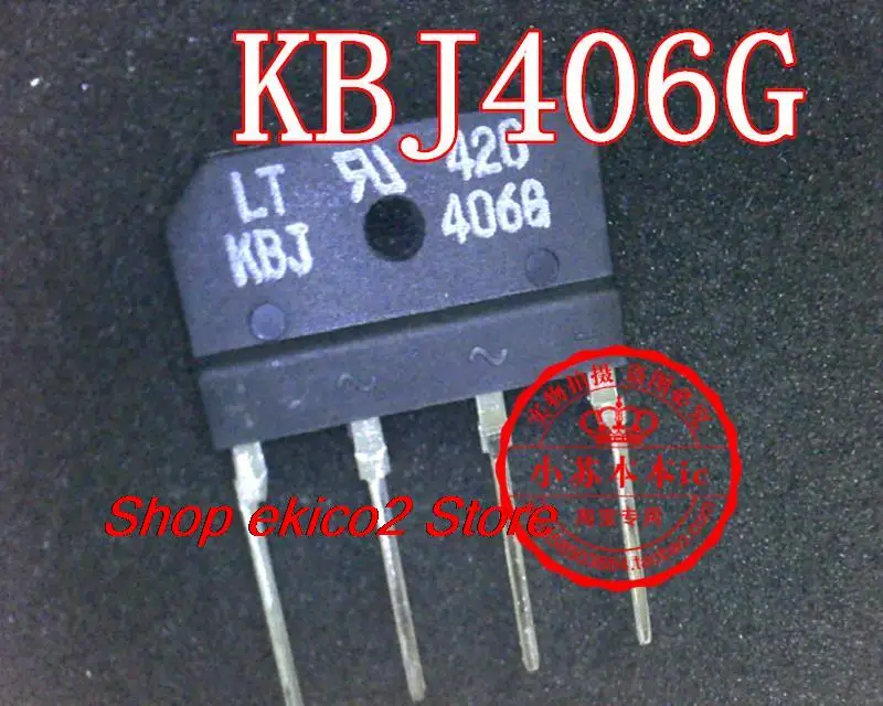 5pieces Original stock  KBJ406G KBJ406   ZIP-4 KBJ1006G