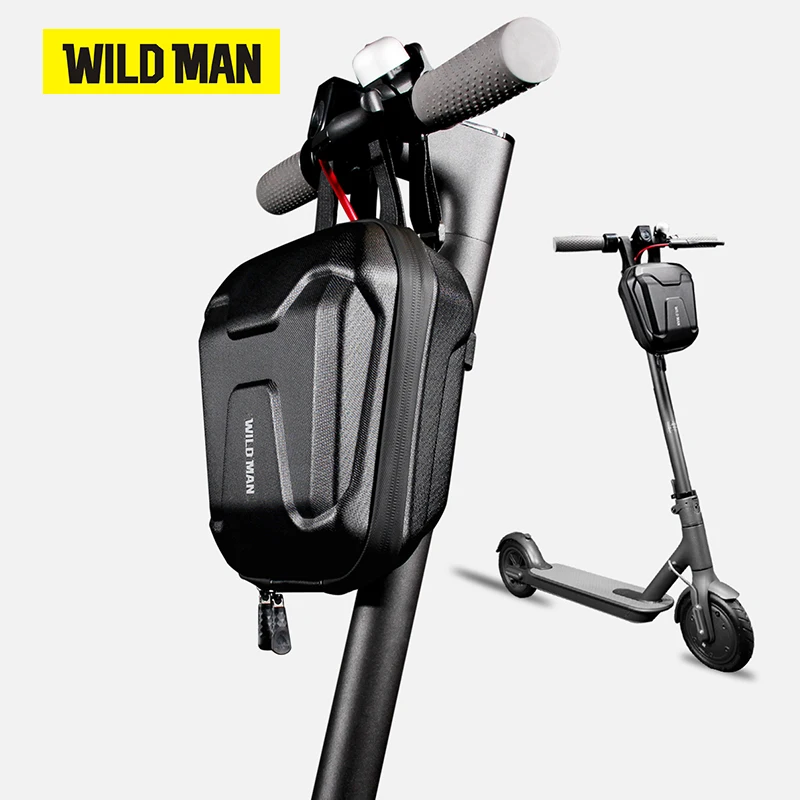 

WILD MAN Front Bags MTB Bicycle Bag EVA Hard Shell Handbag Large Capacity Storage Bag E-bike Bag Accessories