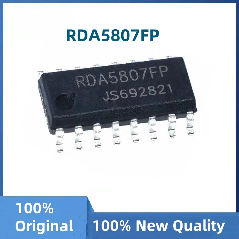 10PCS 100% New RDA5807M RDA5807FP RDA5807MP SOP-16 Brand New Original Chips ic