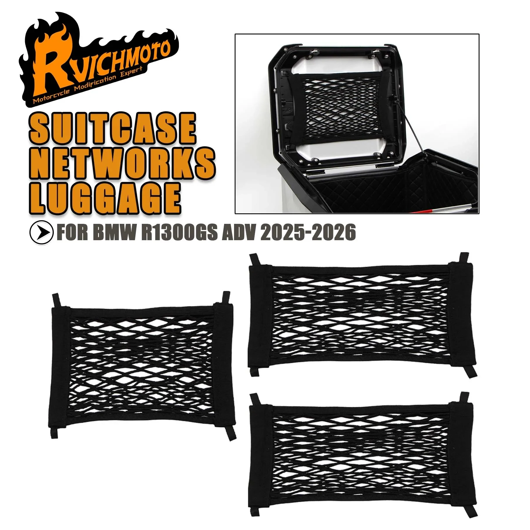 R1300GSA For BMW R1300GS ADV R1300 1300 GSA 1300GS Adventure Motorcycle Top Side Luggage Box High Strength Storage Net Network