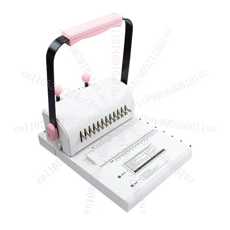 

Double Coil with A Cutting Knife Punching Machine Multifunctional Binding Machine Document Bidding Document
