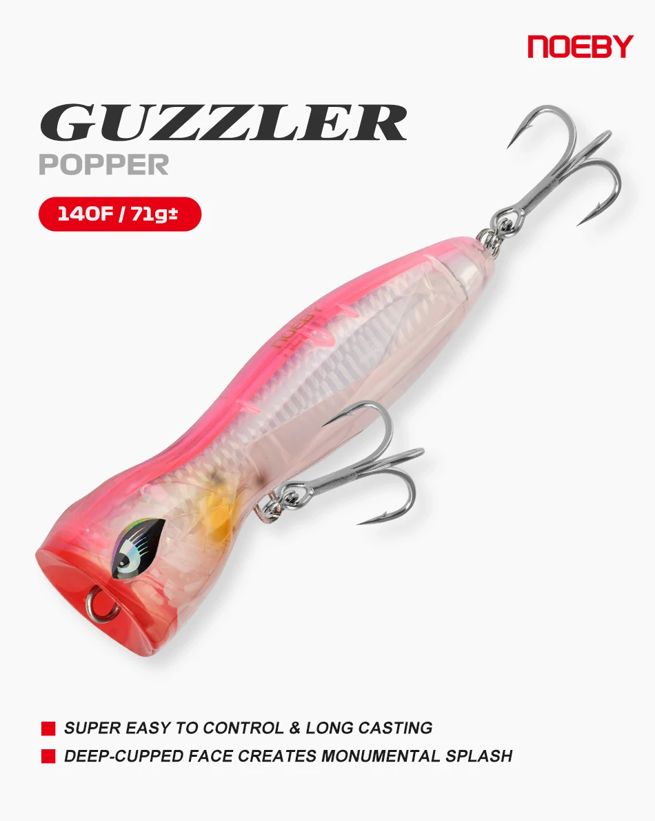 Noeby 140mm 71g Guzzler Popper Angelköder Oberflächenköder Big Cup Jerk Pop Angelköder Künstlicher Harter Köder Meeres-Thunfisch GT Angelköder – Detail 1