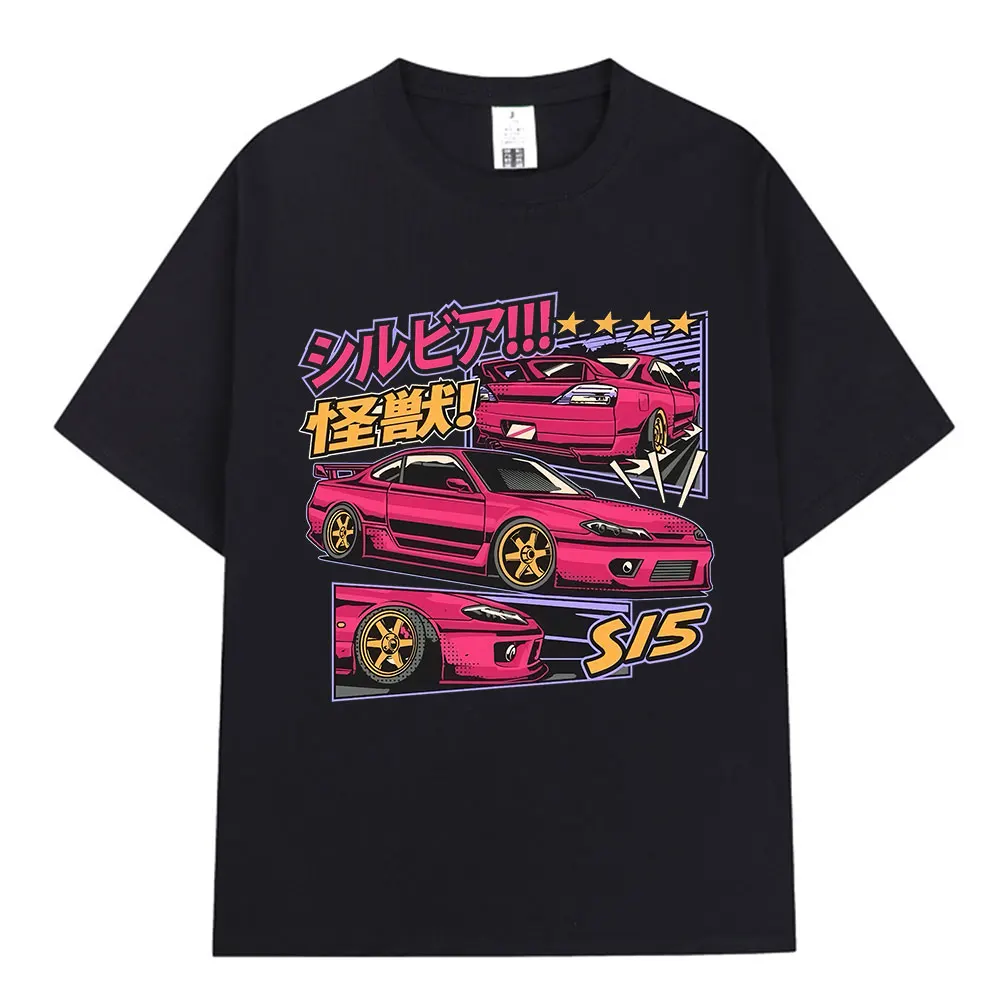 Anime Initial D Drift AE86 Fujiwara Tofu Shop JDM Car T Shirts Men Women Clothing Fashion Harajuku Cotton Short Sleeves T-Shirts