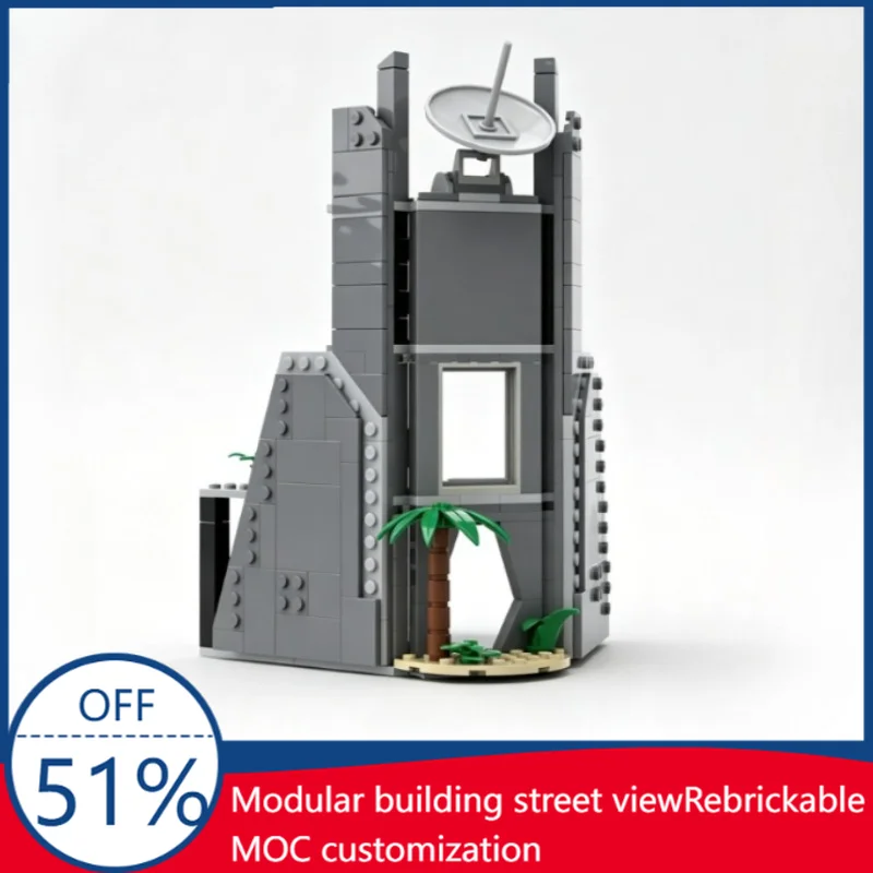 246PCS Scarif Citadel Tower Playscale Military Base Model MOC Creative Building Blocks DIY Assembly Educational Toy Xmas Gifts