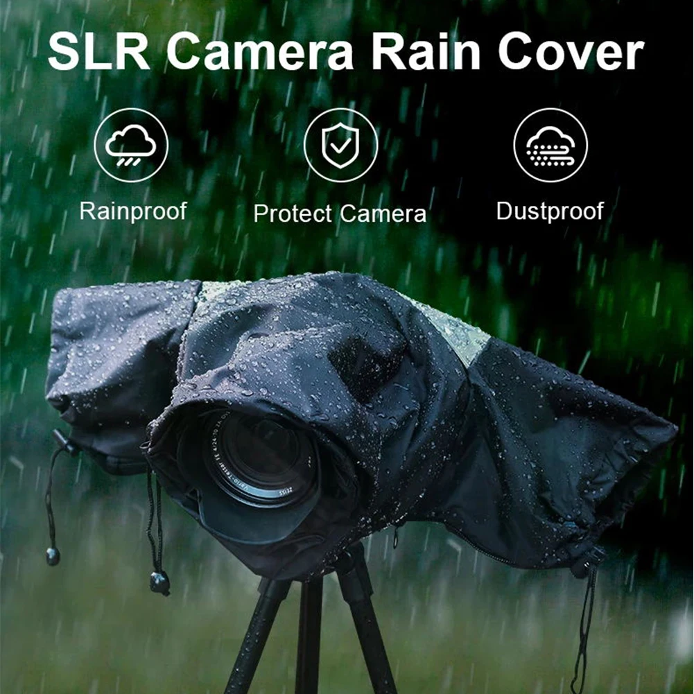 Waterproof Camera Rain Cover Raincoat Protector Dust Protective Case for Canon Nikon Sony Panasonic Fuji DSLR Camera Accessories