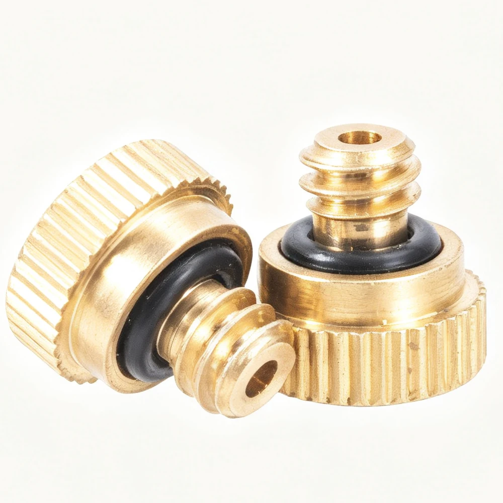 20/50Pcs 0.5mm Low Pressure High Quality Brass Fog Misting Nozzles Connectors Garden Water Irrigation Sprinkler Fitting