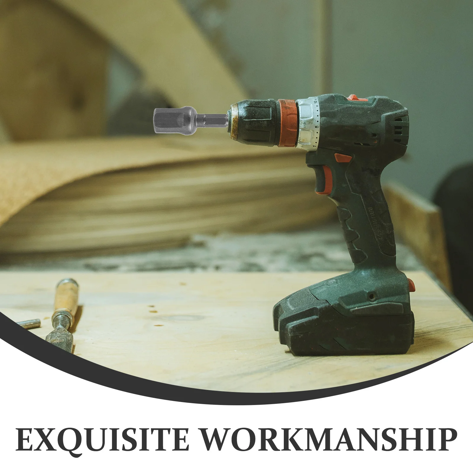 Set di adattatori di conversione per estensione con gambo a presa quadrata da 10 pezzi per estensioni di punte da trapano