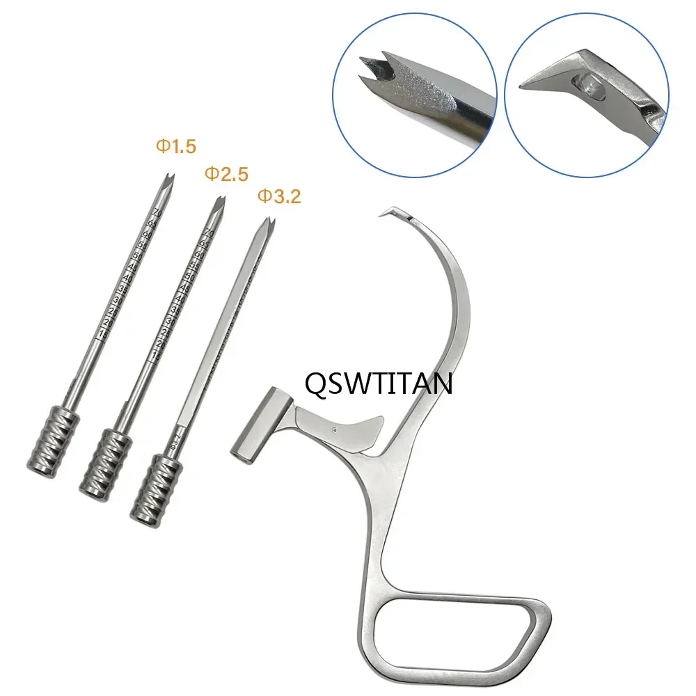 دليل هوائي لربط الركبة C-نوع الكتف k-سلك تهدف دليل الأنثوية أنبوبي الكوع المشترك أداة تقويم العظام