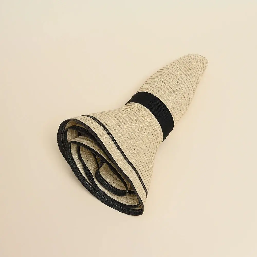 

Новая летняя женская шляпа от солнца, модная повседневная рыбацкая шляпа с галстуком-бабочкой, складная дорожная пляжная шляпа с защитой от ультрафиолета