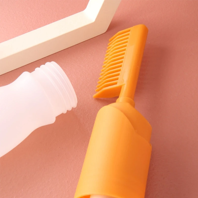 Botella para tinte capilar, peine aplicador raíces, botella dispensadora tinte para cabello, envío directo