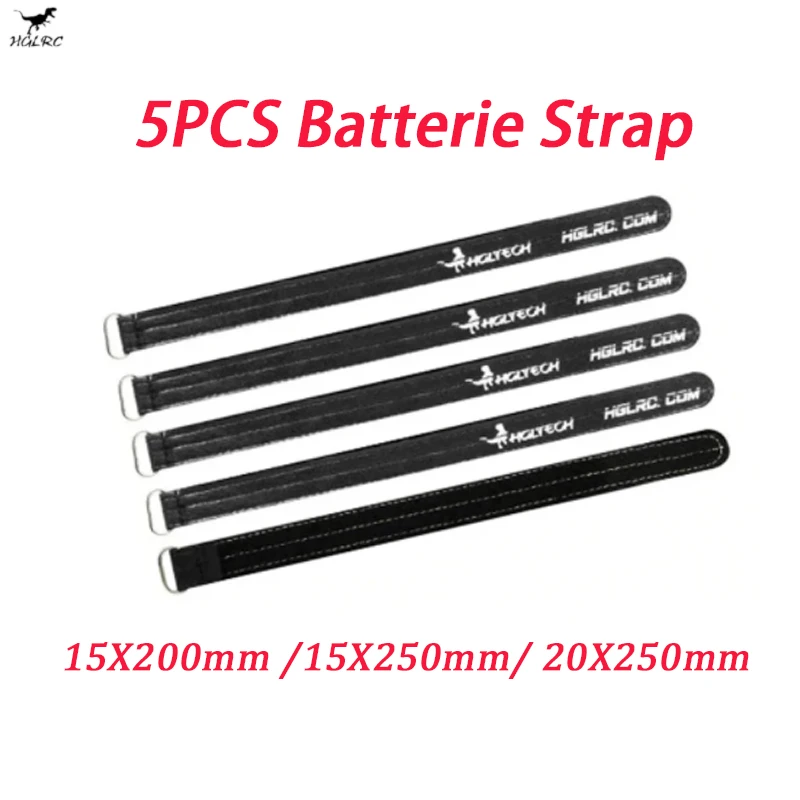 

5pcs hglrc Metalls chnalle Batterie band 200mm 250mm für RC fpv Racing Freestyle Langstrecken drohnen 4s 6s Lipo Batterien