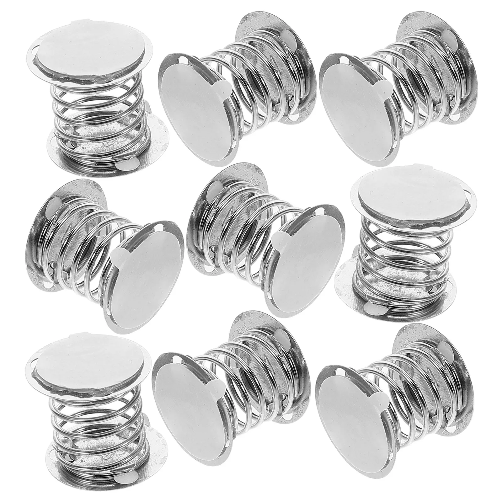 

10Pcs Sturdy Metal Wobble Spring Base Creative DIY Craft Accessory Flexible Spring Mechanism Dashboard Ornament Bases