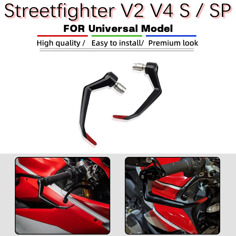 

For DUCATI Streetfighter V2 V4 Universal Handlebar Brake Clutch Levers Protector Bow Guard Brake Clutch Handguard