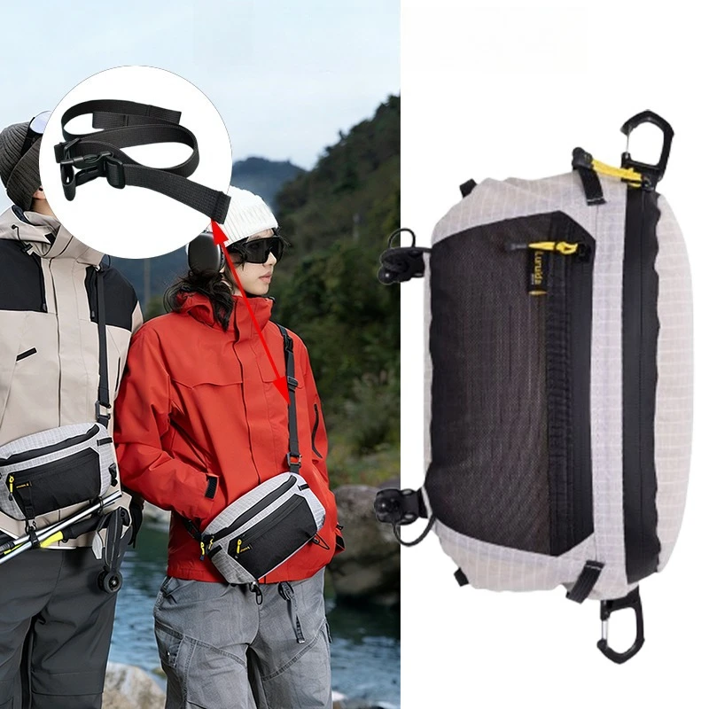 

Outdoor Sports Tactical Chest Bag Large Capacity Nylon Waterproof Crossbody Bag Hiking Backpack Waist Pack Men Women
