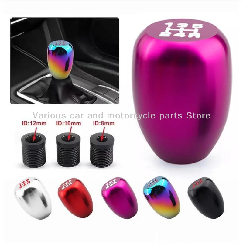 

5 Speed Universal Gear Knob Shifter Metal Manual Stick Shift Lever Scratch Resistant Upgrade for Sedan SUV Truck Styling