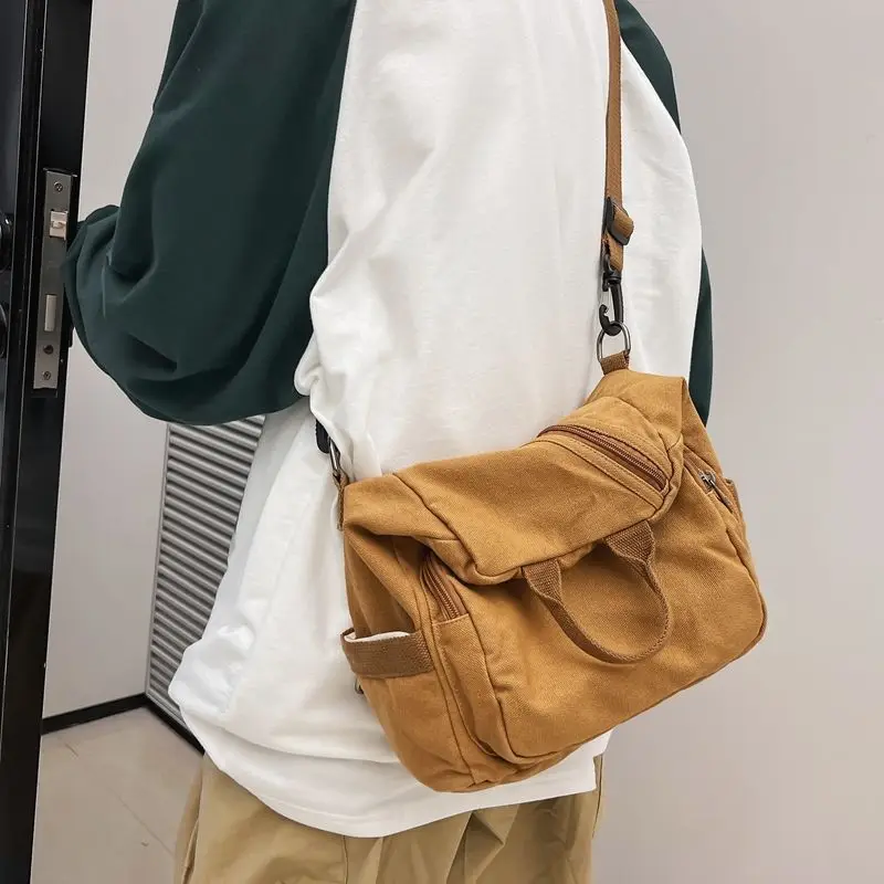 Y2k Students Grunge Simple Solid Backpack Preppy Vintage Fashion Casual Schoolbags All Match Trendy Streetwear Backpacks Korean