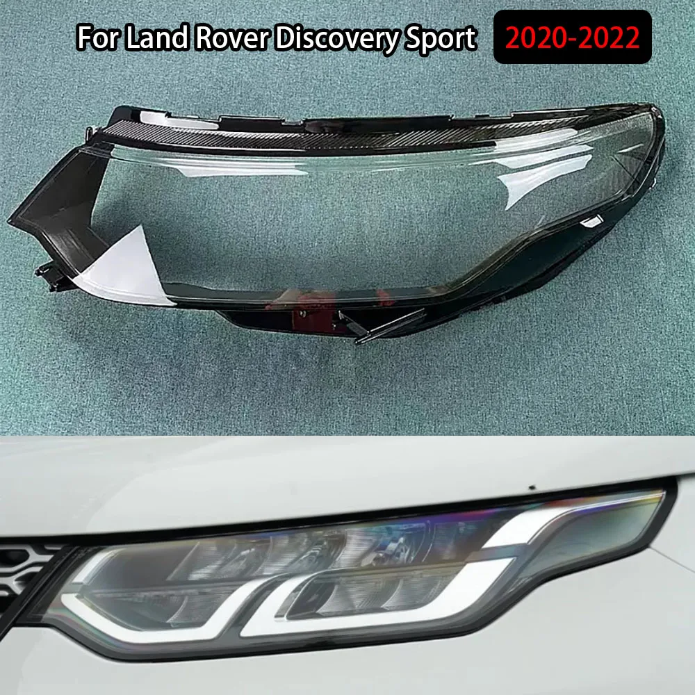 

For Land Rover Discovery Sport 2020-2022 Headlight Cover Lens Transparent Lamp Shell Plexiglass Replace Original Lampshade