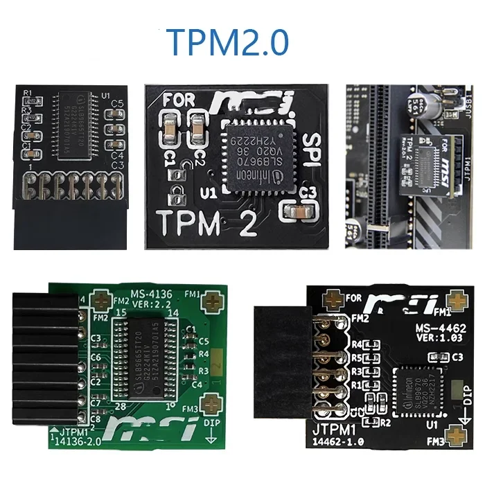 TPM Security Module TPM2.0 MS-4136-4462 Trusted Platform Module