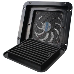 Side Air Outlet Fridge Vent With Fan Silent Caravan Accessories For Rv Trailer Caravan 12V Strong Wind Ventilation Exhaust Fans