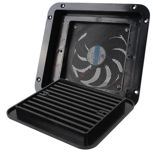 RV 트레일러를위한 팬 침묵 캐러밴 액세서리가있는 사이드 에어 아울렛 냉장고 벤트 Caravan 12V 강한 풍력 환기 배기 팬 10 최고의 판매 12V 배기 팬 - №9