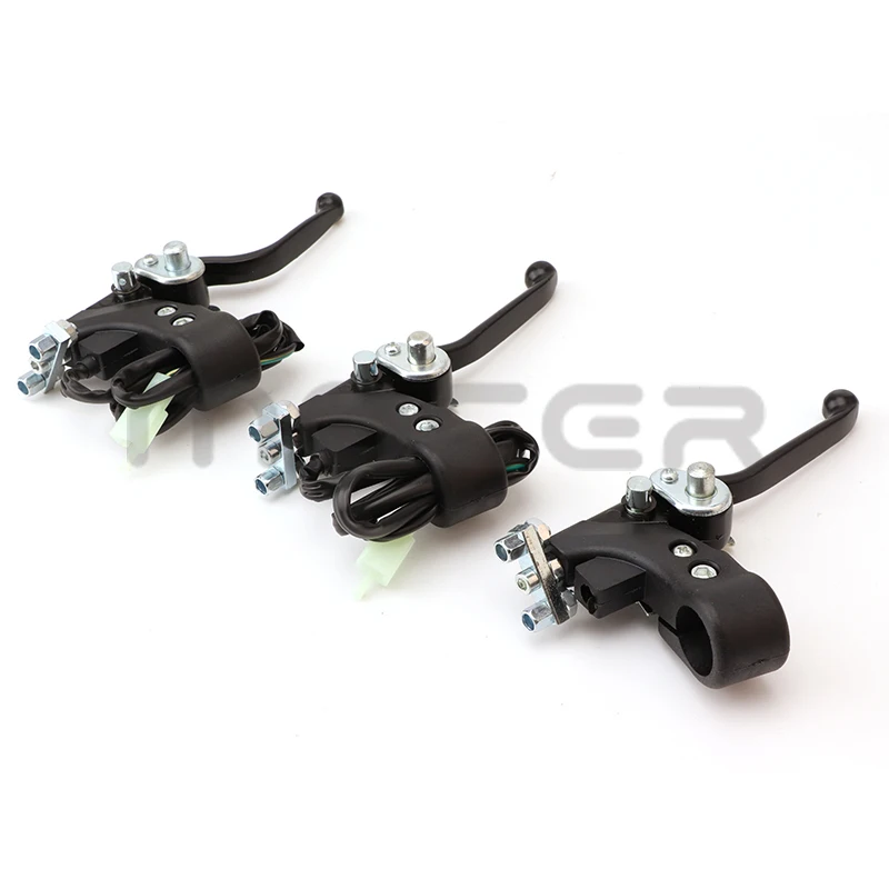 1 pair 7/8'' Right Dual Twin Minimoto Left Handle Brake Levers For 47cc 49cc Pocket Dirt Bike Gas Scooter Mini Moto ATV Quad