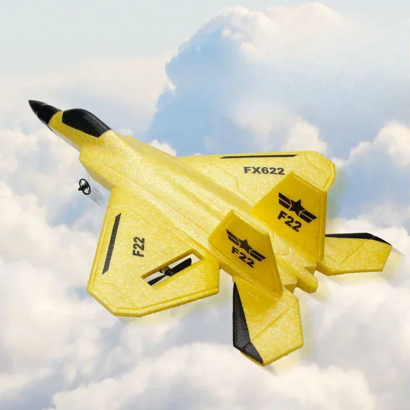 เครื่องบิน RC เครื่องบินรุ่นปีกคงที่พร้อมไฟ Anti Fall Drone ของเล่น Long Endurance Glider Fighter Model Boys การแข่งขันของเล่น