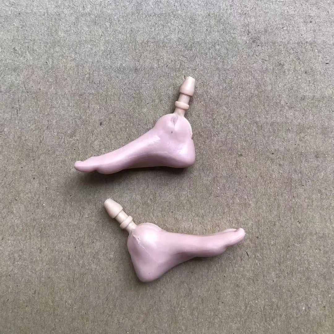 MENGF Doll Hands Feet 1/6 Doll Parts Beige Latin Dark Brown Doll Accessories DIY Dressing Doll Decors Hands Legs Feet