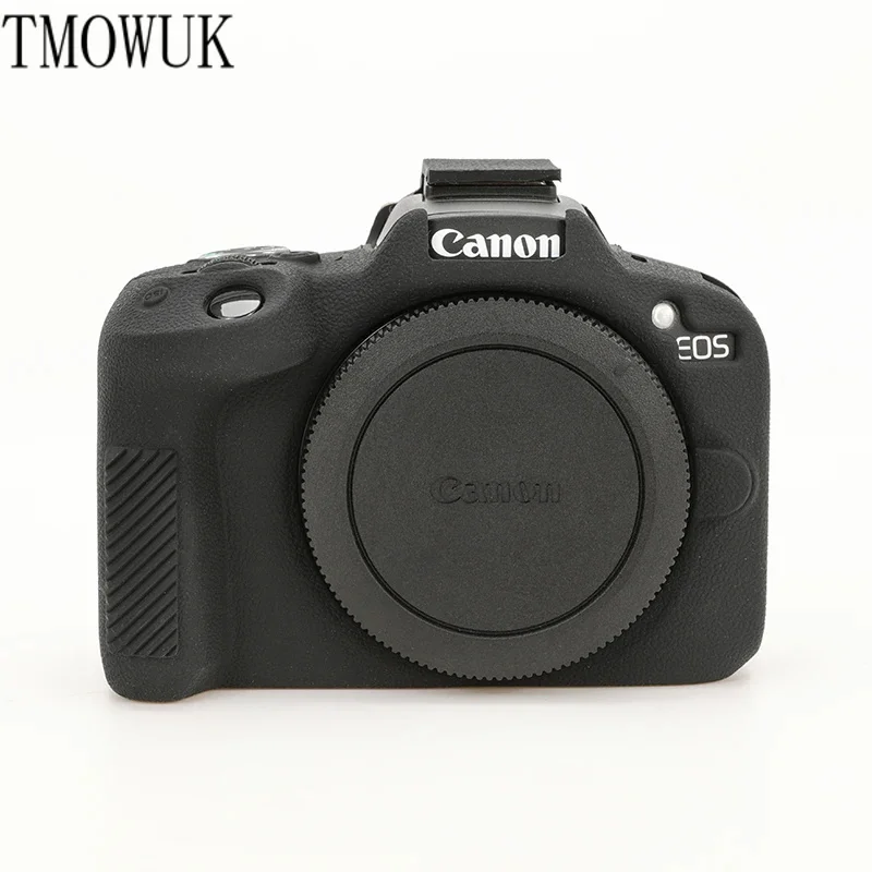 Canon-EOS R50 Lychee نمط كاميرا سيليكون غطاء جلد ، واقي جسم الكاميرا ، حقيبة حافظة مطاطية