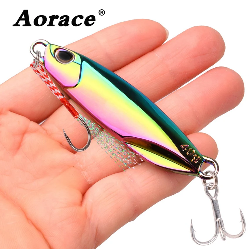 Cucharas de pesca metálicas con anzuelo – Señuelos para caballa y lubina