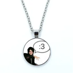 Rock Band My Chemical Romance I Love Mcr Dead Hip Hop Punk Glass Dome Cabochon Pendant Fashion Crystal Jewelry