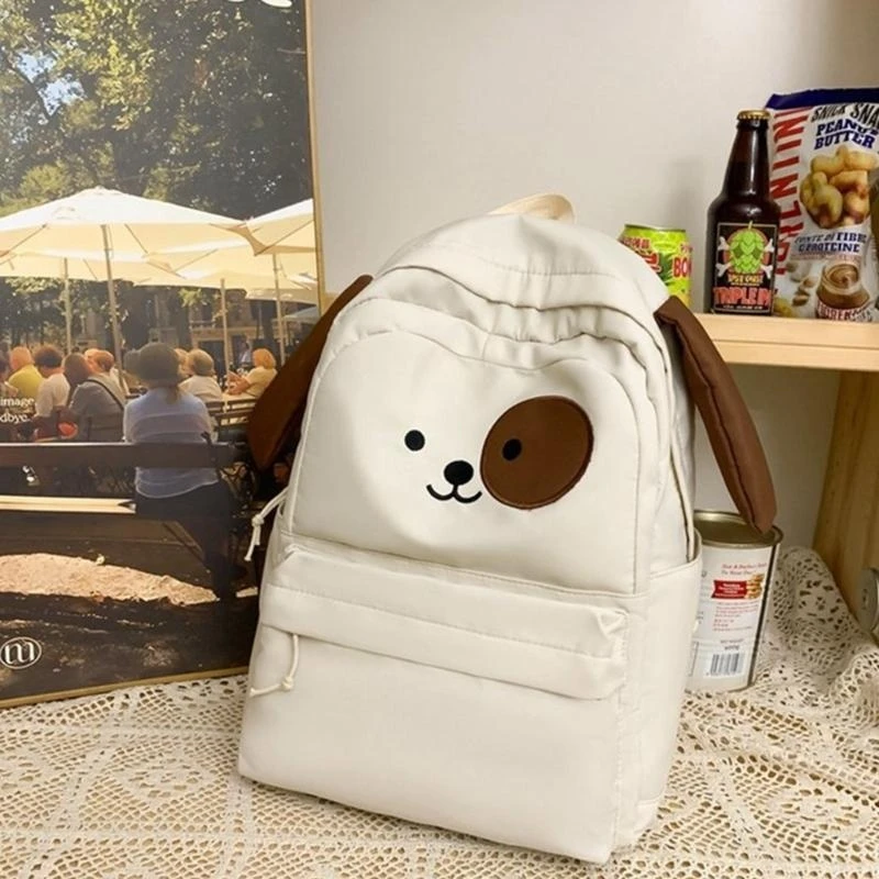 

C63C Doggy Backpack School Bags for Teenage Girls Nylon Student Daypack